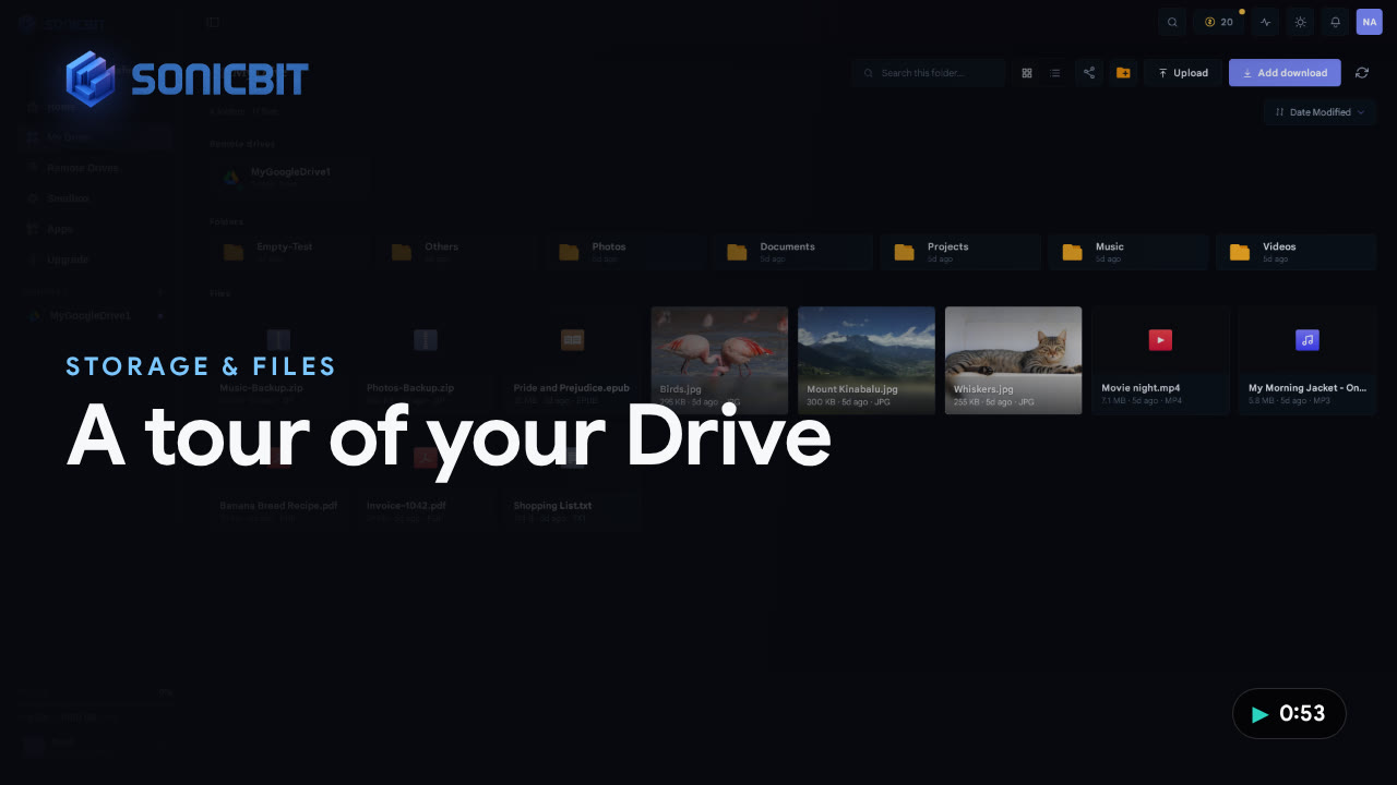 A tour of your Drive